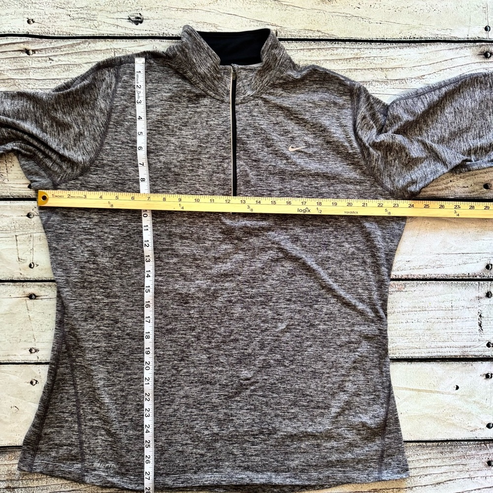 Nike Dri-FIT Running Element 1/2 Zip Pullover XXL‎ Gray Thumbhole Athletic Top - Picture 5 of 12